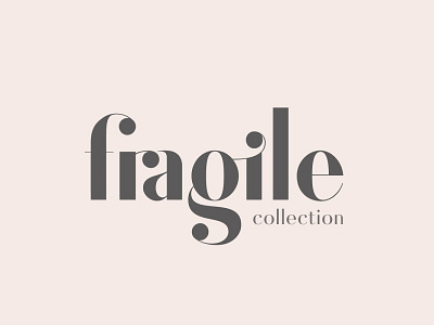 Fragile Collection display typography font font family typeface wedding