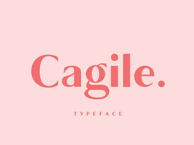 Cagile bold font display typography font font family magazine typeface