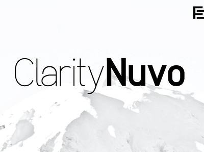 Show More Clarity Nuvo display font display typography font family logotype typeface