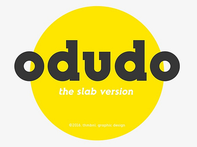 Odudo Slab - Typeface bold font display display font display typography font font family logo fonts magazine slab slab serif typeface