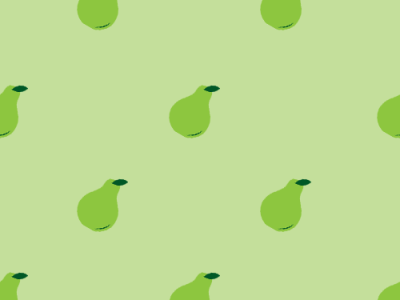 Pear Seamless Pattern design illustration