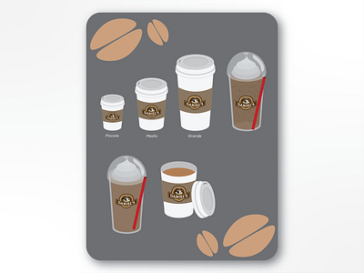 Daniels Coffee illustration vector