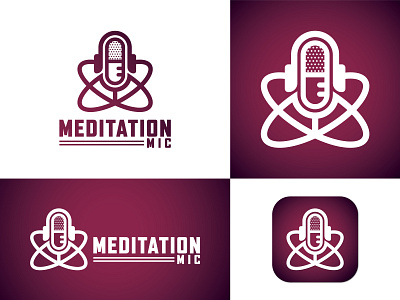 Meditation Mic Logo Design