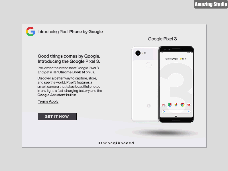 Google Pixel Branding
