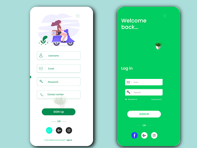 App Screen Ui Design by Alamin Design on Dribbble