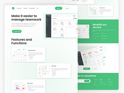 Manage.id - Landing page