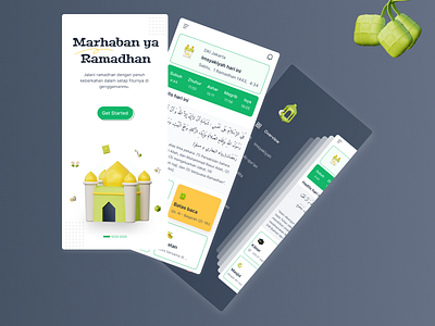 Mukhsin - Mobile apps app arabic design illustration inspiration mobile app ramadhan ui ux
