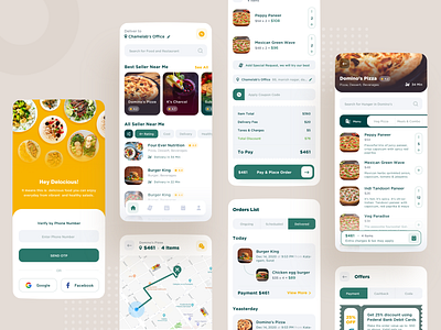 Food Delivery App adobe xd delivery food mobile ui