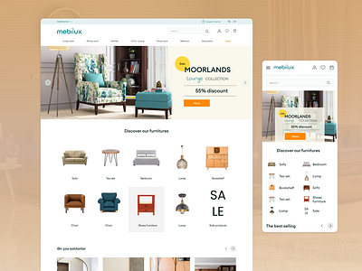 Mebilux E-commerce Website