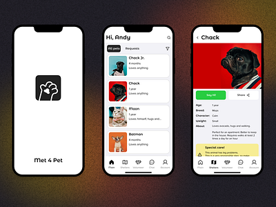 Mobile app | Met 4 Pet