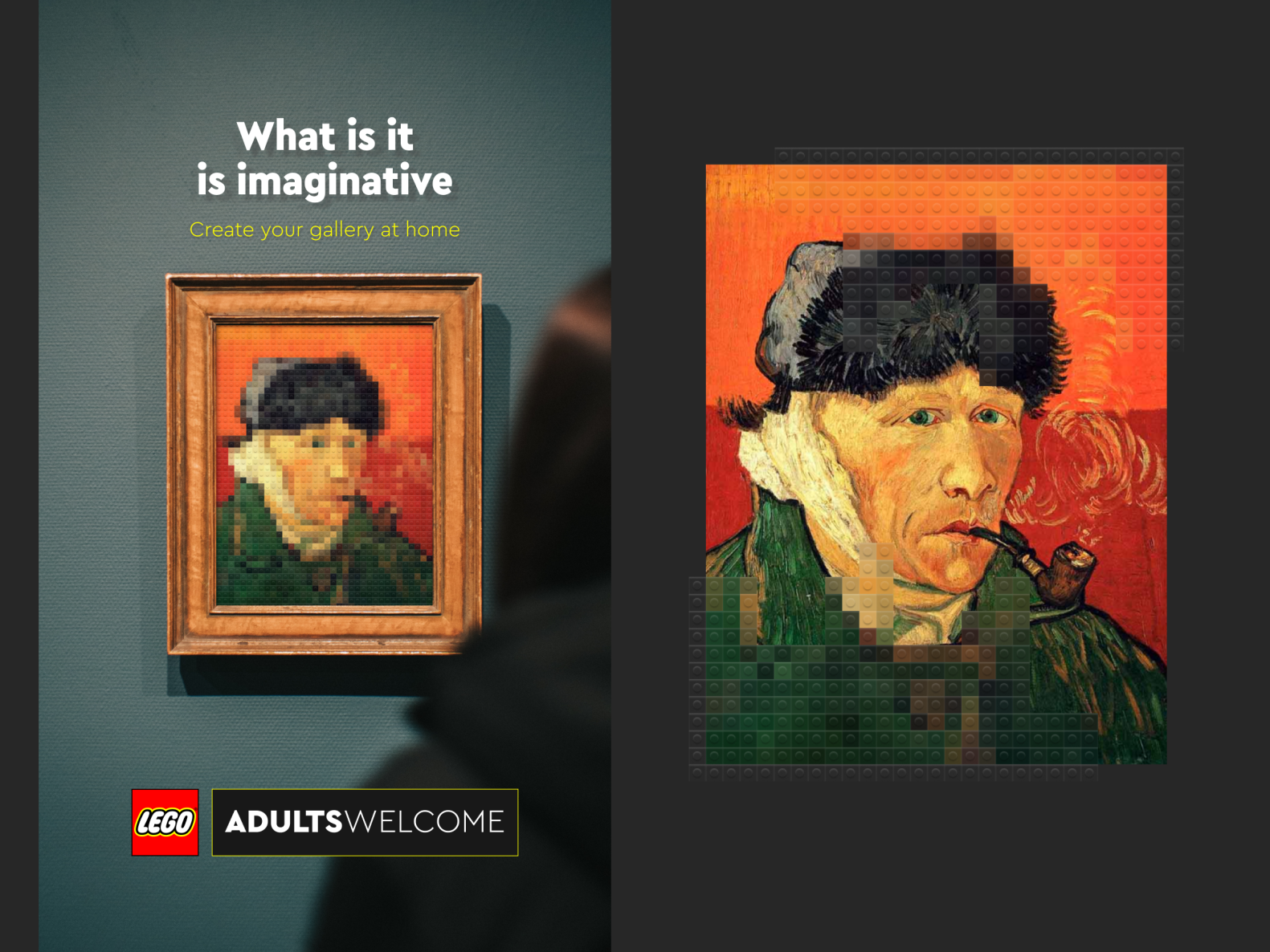 LEGO Adults | Van Gogh by Anastasiia Kuchma on Dribbble