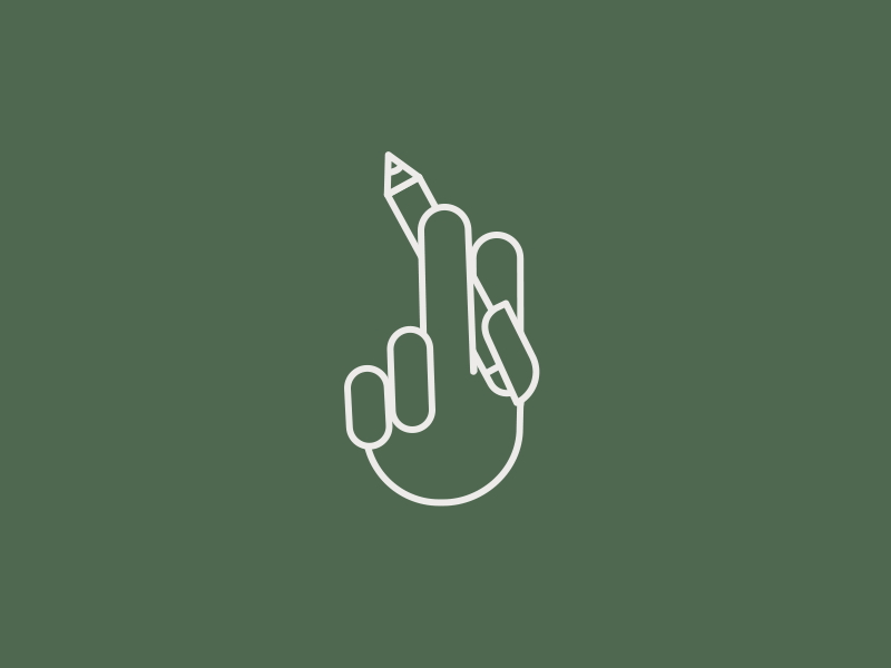 Hand trick 2d afte after effects animation autlineanimation branding curves flat icon illustration illustrator logo motion motion graphics outline ui