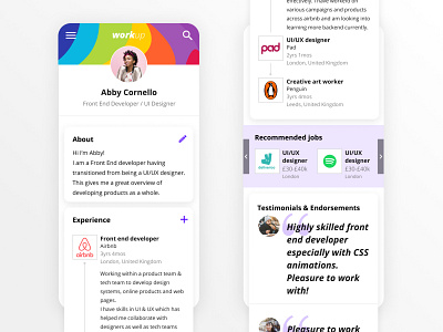 User Profile app branding dailyui design uiux figma minmal profile typography ui uidesign userinterface ux