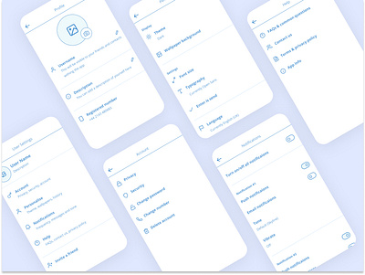 User Settings app branding design design uiux figma modern settings ui uidesign ux website wireframe