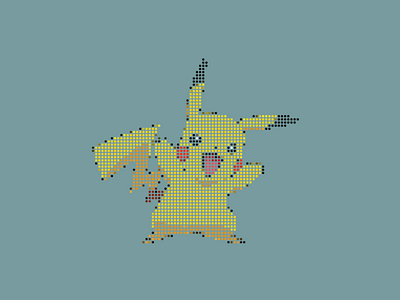 Pikachu animation canvas particle pikachu pokemon web