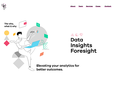 Data Insight Foresight Landing Page