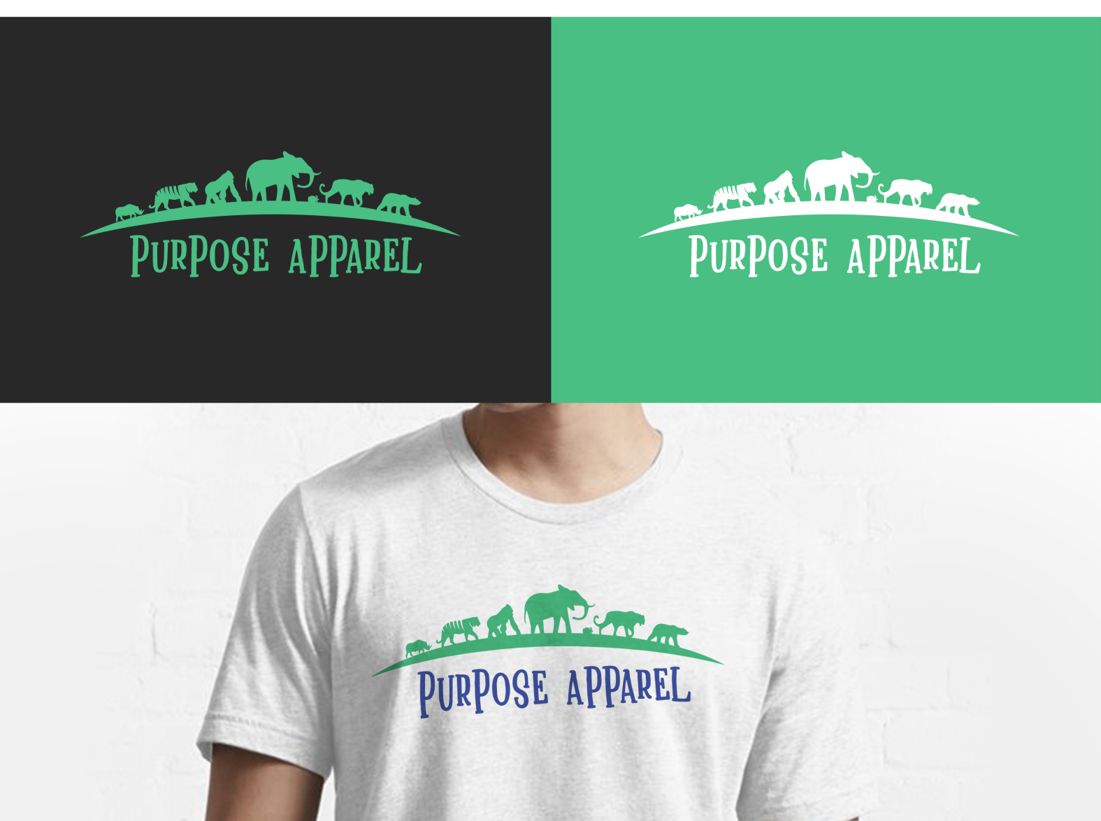 Purpose Apparel Logo 2 by Result Design on Dribbble