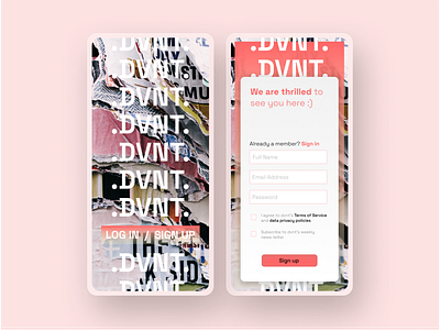 Daily UI Challenge: Day 01 - Sign up Page Design app branding design graphic design illustration logo typography ui ux vector