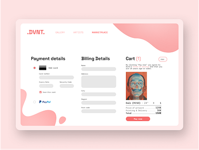 Daily UI Challenge: Day 02 - Design a Payments Page app branding dailyui design graphic design illustration logo typography ui ux vector webdesign