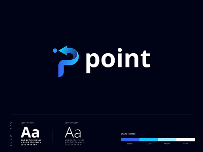 P+Point Logo Design