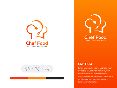 Restaurant Logo Design Chef Food