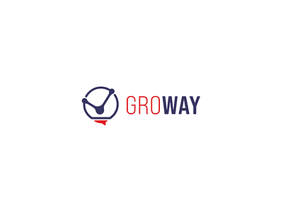 Groway branding design logo