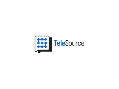 TeleSource branding design logo