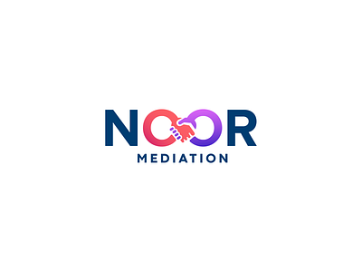 Noor Mediation branding design logo