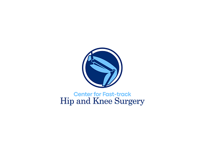Hip and Knee Surgery branding design logo