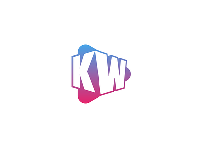 KW streaming site branding design logo