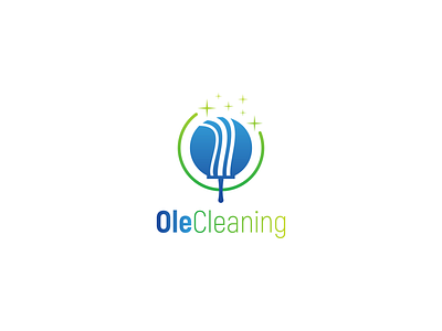 Ole Cleaning branding design logo