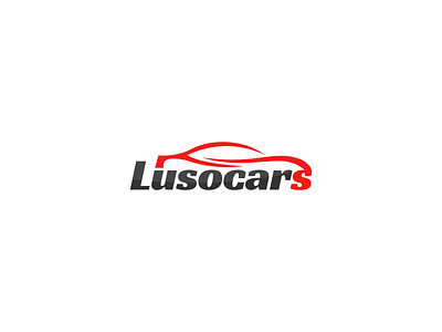 Lusocars branding design logo