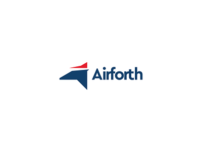 Airforth branding design logo