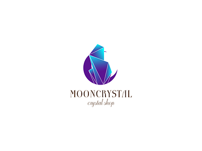 Crystal House branding design logo
