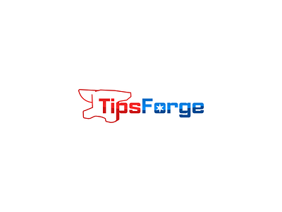 TipsForge branding design logo