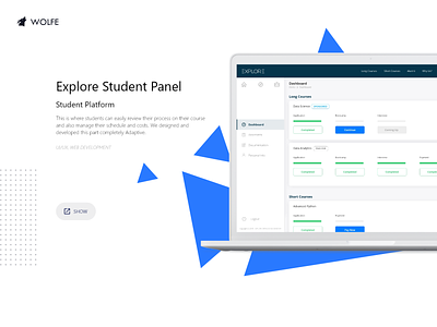 Explore Student Panel adobe behance design dribbble graphicdesign graphicdesigner illustrator logo ui ux