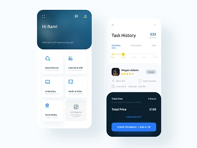 Toto - Online Tech Services appdesign design designer designinspiration mobile design mobileui startup ui uidesign uiinspiration uiux userexperience userexperiencedesign userinterface userinterfacedesign ux uxdesign uxinspiration uxui