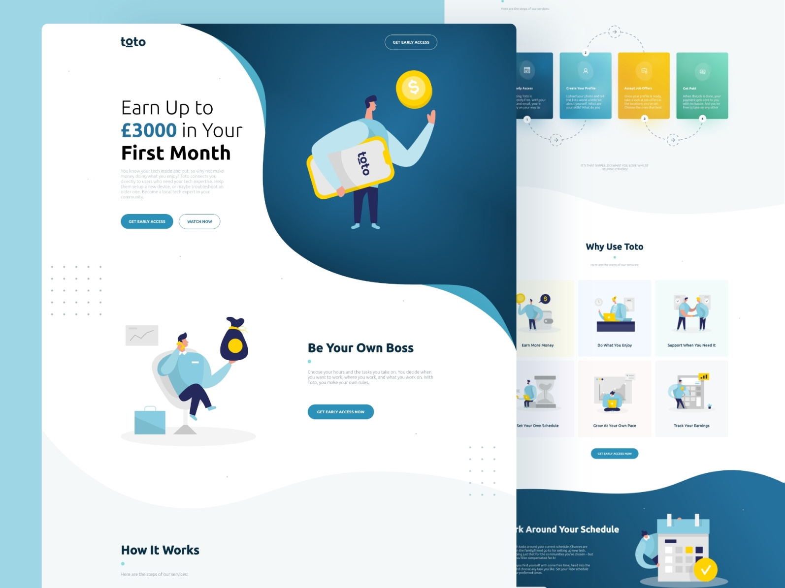Toto Landing Page By Agency Wolfe On Dribbble
