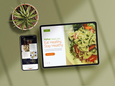 UI design for a food brand brand design design ui design ux design web app design website design