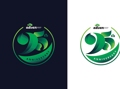 Advan Anniversary Logo brand design design identity design illustration logo