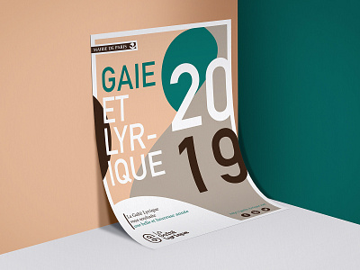 Poster Paris Town Hall - Gaîté Lyrique 2019 advertising design illustration paris poster print town hall typography