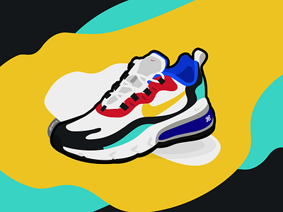 Nike Air Max 270 React Bauhaus airmax airmax270 bauhaus design illustration mode nike react sneakers vector