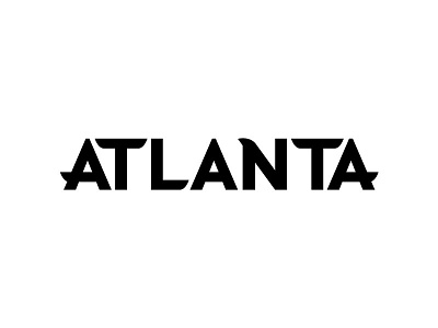 Atlanta Logotype Concept atlanta atlanta falcons font family logodesign logotype typeface typogaphy