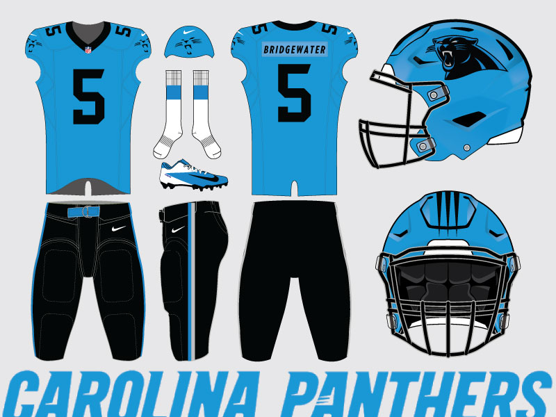 Carolina Panthers Uni Set by Jordan Grimes on Dribbble