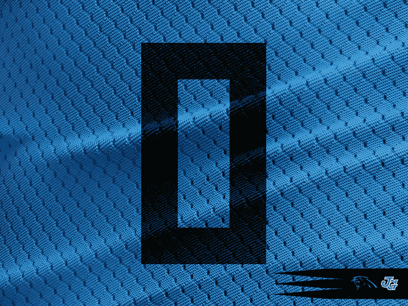 Carolina Panthers Numbers carolina carolina panthers custom type football nfl number set numbers numerals panthers typography typography design