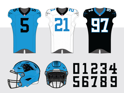 Carolina Panthers - Helmet Rotate by Jordan Grimes on Dribbble