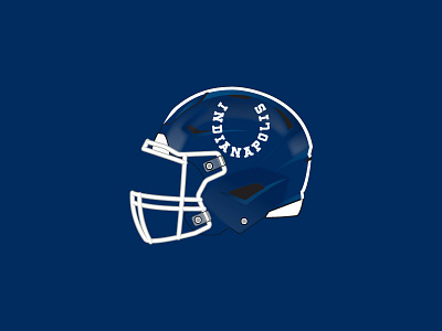 Indianapolis Shoe Helmet Concept colts football helmet helmet design horseshow indianapolis indy logo nfl typography