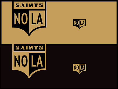 Saints Rebrand Logo Alts badge black branding football logo nfl nola saints scale shield