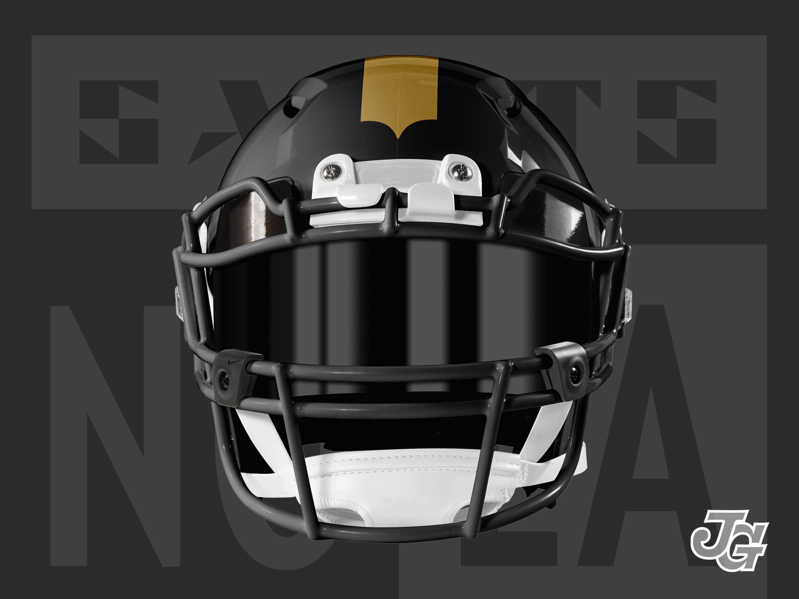 Saints Helmet Update concept helmet logo logo design nfl nola saints