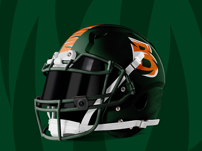 Bengals Helmet Update bengals cincinnati concept forest green helmet logo logo design nfl nfl design orange stripes